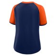 thumbnail image 3 of Women's Fanatics Navy/Orange Denver Broncos Height Advantage T-Shirt, 3 of 3