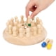 thumbnail image 4 of Juego de mesa educativo de escritorio para niños, juego de ajedrez con memoria de madera, 4 of 9