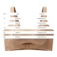 thumbnail image 2 of VISALY Custom Bust Lift Shaping Bra Shape Lifting Bra for Seniors Full Coverage Bra for Seniors Women Everyday Push Up Bra Wireless Comfy Bra Seniors Shaping Bra Push Up Bras for Seniors Red M, 2 of 4