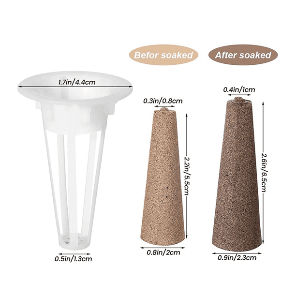 Kit de para Macetas Hidropónicas, de Vivero Sin Suelo para Jardín, Vainas de Semillas para de Cultivo Hidropónico (Sin Semillas)