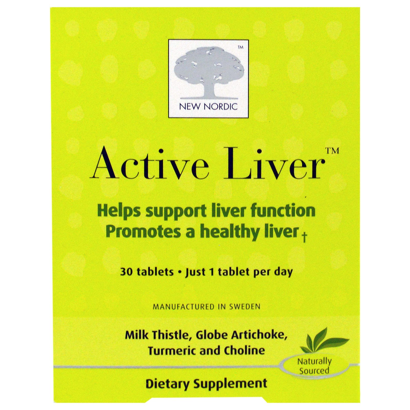 New Nordic Active Liver, 30 Tablets