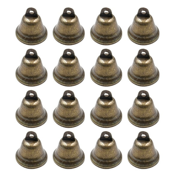 16Pcs Vintage Brass Sleigh Bells for Christmas Wind Chimes