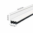 thumbnail image 3 of Door Draft Stopper, 35.4 Inch Self Adhesive Door Sweep Weather Stripping, PVC Under Door Seal for Draft Dust Noise and Air Gap Blocking, Bottom Door Guard for Bedroom Bathroom Office and Entryway, 3 of 6