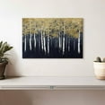 thumbnail image 2 of Elephant Stock Shimmering Forest Indigo Wall Art - Horizontal Canvas Wall Art - Living Room Wall Decor - Nature Canvas - Gold And Beige Decor By James Wiens - 12" x 8", 2 of 8