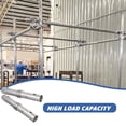 thumbnail image 3 of FONDOTIN 4pcs Mini Scaffold Galvanized Finish Silver Secure Connection Scaffolding Equipment Construction Workers, 3 of 7