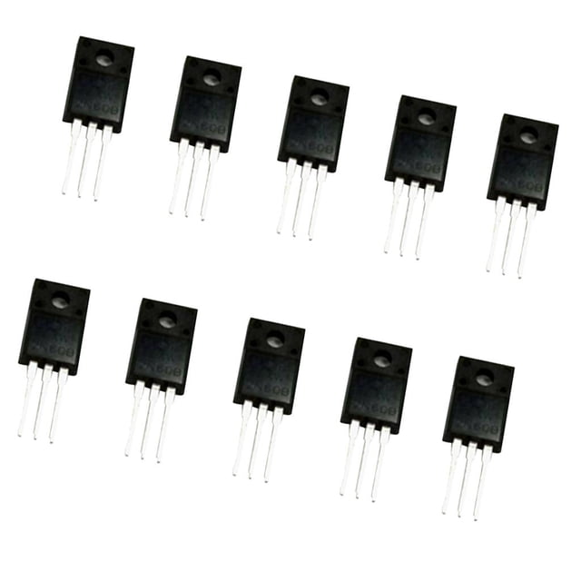 Transistor Del De Campo Del MOSFET De 10PCS 2A 600V TO-220F 2N60 Del Poder Del N-Canal Baoblaze Transistor de efecto de campo MOSFET