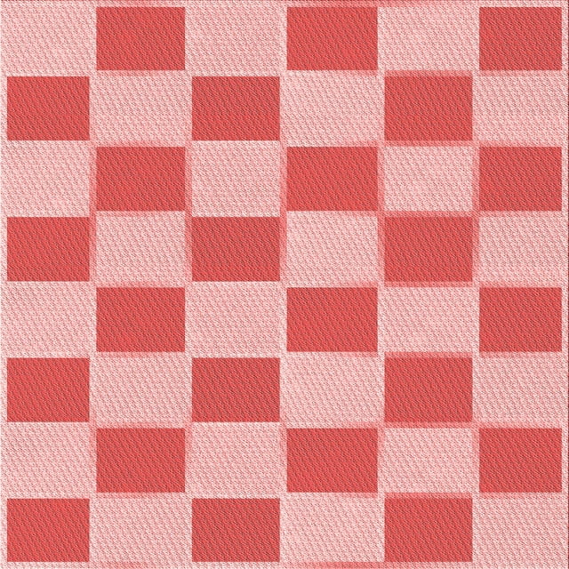 Ahgly Company Tapis d'Intérieur Lavable en Machine Carré Transitionnel Rose Pastel, 8 Pieds Carré