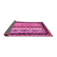 thumbnail image 2 of Ahgly Company Indoor Square Abstract Pink Contemporary Area Rugs, 4' Square, 2 of 4