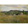 thumbnail image 2 of Harriet Backer 24x17 Gold Ornate Framed and Double Matted Museum Art Print Titled - Landscape from Barum (1890), 2 of 4