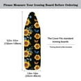 thumbnail image 5 of SEANATIVE Sunflower Ironing Board Cover and Pad Standard Size Iron Board Pad Protection for Women Female, Laundry Decoration Heat-Reflective Duty Thick Iron Pads for Ironing, 5 of 6