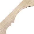 thumbnail image 3 of Ekena Millwork 5 1/2"W x 16"D x 16"H Balboa Smooth Knee Brace, Douglas Fir, 3 of 13