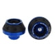 thumbnail image 1 of Protector de caída de rueda de slider de marco de horquilla delantera de motocicleta Unique Bargains, scooter, ciclomotor, aleación de aluminio azul, 2 Pcs, 1 of 6