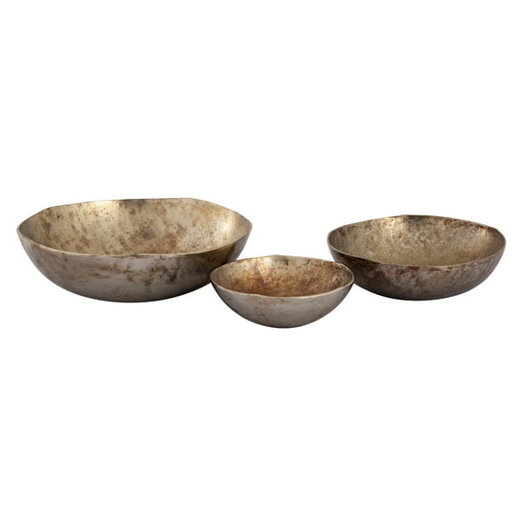 Elk Home 15-Inch Wide Carling Bowl/Tray, Transitional, Oxidized Nickel