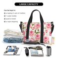 thumbnail image 6 of Zufioo Rose Flowers Pattern Hand-held Travel Bag, Waterproof Adjustable Shoulder Strap Crossbody Duffel Bag, Suitable for Work, Short trips, Sports, 6 of 8