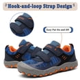 thumbnail image 4 of Zapatos de senderismo Mishansha para niños y niñas, azul acero, talla 1, 4 of 7