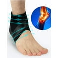 thumbnail image 4 of Adulte Réglable Compression Cheville Wrap Soutien Entorse Blessures Sportives Soutien de la Cheville Respirant Cheville Manches Simple Pack, 4 of 6