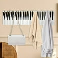 thumbnail image 7 of sunsanly Piano Wooden Coat Rack Storage Hook Creative Shape Strong Load-bearing Wall Mounted Coat Hook Hanger Wall Decoration, 7 of 7