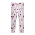 thumbnail image 4 of joogoo Girls' Leggings Sparkling Hearts Yoga Pants 6T, 4 of 8
