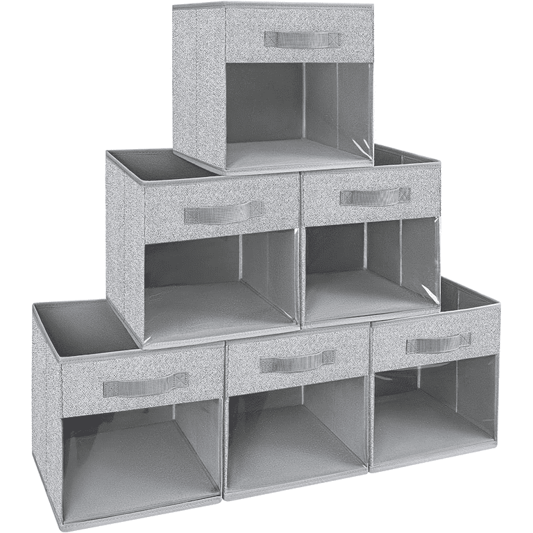 Clear 2024 storage cubes