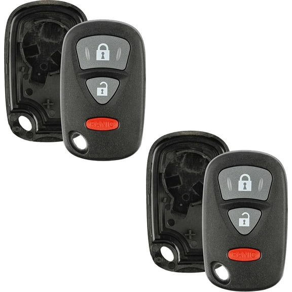 Keylessoption Remote Car Key Fob Shell Case KBRTS005 Keyless Option 2 Pack