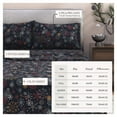 thumbnail image 3 of Great Bay Home 4-Piece 100% Turkish Cotton Flannel Sheet Set, California King, New Snowflake, 3 of 6
