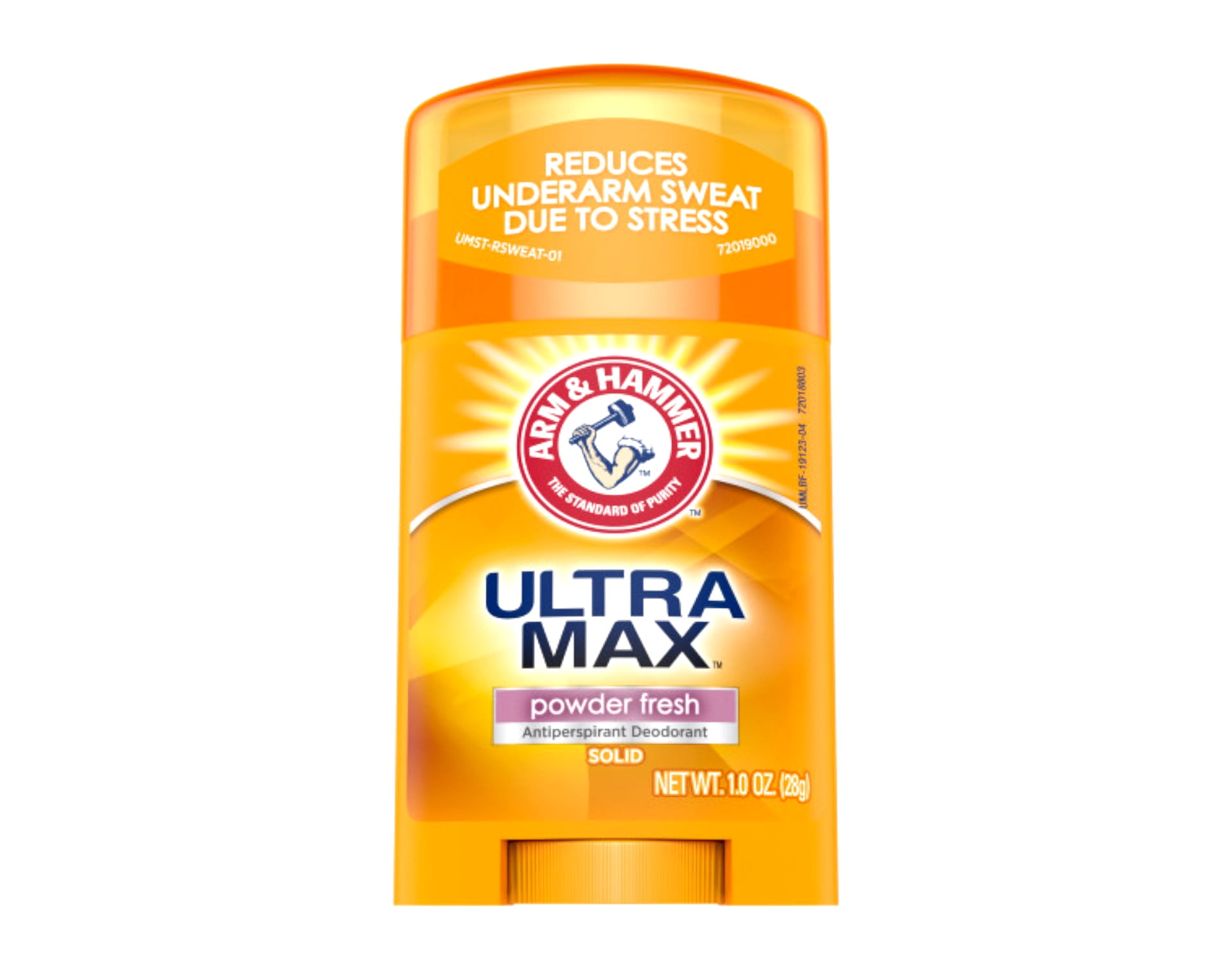 Arm And Hammer Ultra Max Deodorant Powder Fresh, Solid, 1 Oz