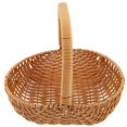 thumbnail image 1 of Hand-Woven Flower Arrangement Woven Storage Basket Wedding Flower Girl Basket, 1 of 3