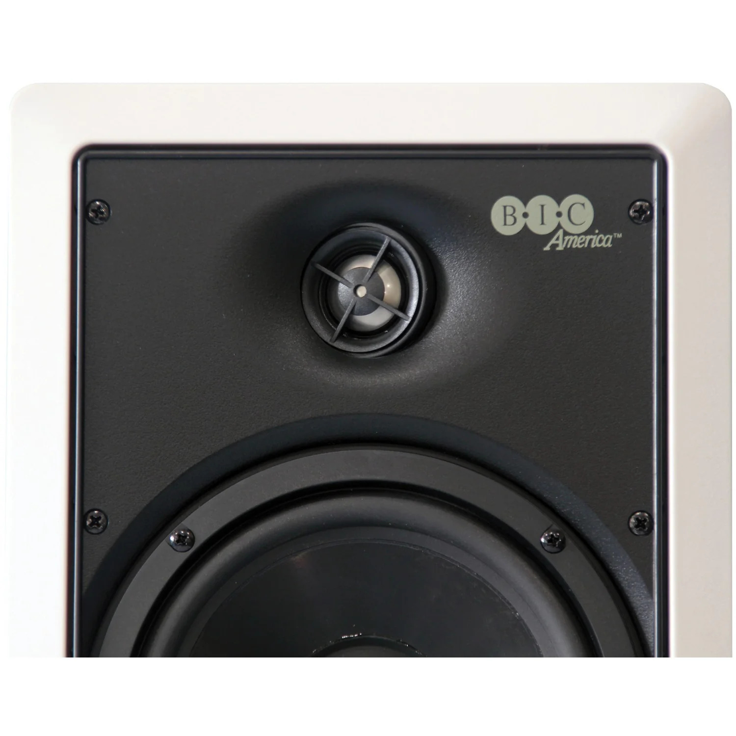 Bic America M-pro6w 150-watt 6.5" Weather-resistant In-wall Speakers With Pivoting Tweeters & Metal & Cloth Grilles - image 5 of 8