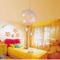 thumbnail image 2 of Star Moon Suspension Ceiling Lamp Aluminum Led Lighting Fixture with 5 Bulbs for Kids Bedroom (White Light), 2 of 5
