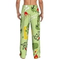 thumbnail image 3 of Disketp Cute Dinosaurs Cartoon Men'S Pajama Pants - Ultra Soft Fleece Sleep And Lounge Pants (Size: S-Xxl), 3 of 9