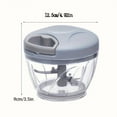 thumbnail image 6 of Manual Hand-Pull Kitchen Chopper: Multifunctional Food Chopper for Veggies, Garlic & Daily Meal Prep, 6 of 6