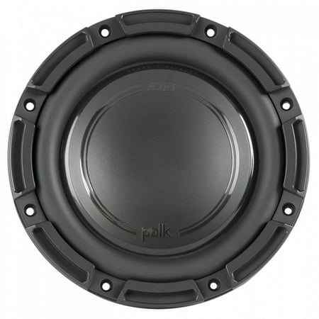 Polk Audio DB842DVC DB+ 8 Inch 750 Watt Max 250 Watt RMS 4 Ohm Full Range DVC Marine, ATV, and Car Audio Subwoofer, Black