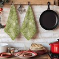 thumbnail image 6 of Sage Green Geometric Kitchen Towels Set of 1, Modern Stereotypic Abstract Art Absorbent Dish Towels for Kitchen, Microfiber Hand Towel, Quick Drying Tea Towel for Cleaning Decorative Dishcloths, 6 of 7