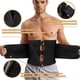 thumbnail image 3 of M-Cinturón de sudor para hombre Faja adelgazante ajustable Vientre plano Abdominal Neopreno adelgazante para sauna, 3 of 5