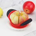 thumbnail image 3 of ShenMo 8-blade apple corer Slicer-divider-cutter-wedge, ergonomic rubber handle, 3 of 5
