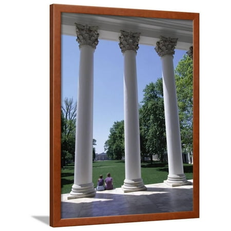 The Rotunda Designed by Thomas Jefferson, University of Virginia, Virginia, USA Framed Print Wall Art By Alison (Best Black Universities In The Usa)