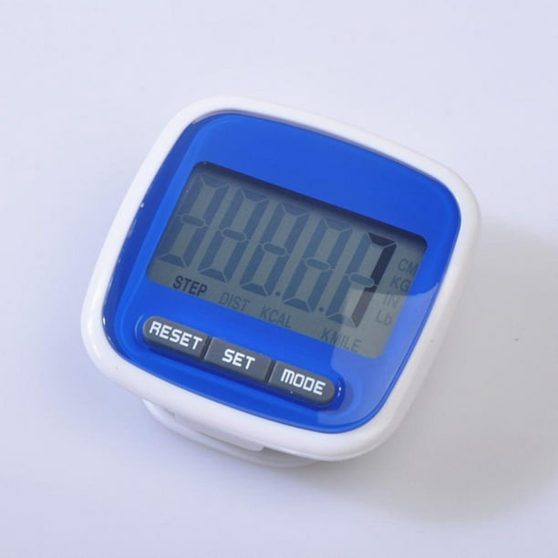 Podomètre Simple Affichage LCD 3D Marche Pas Compteur Podomètre Course  Marche Passomètre Compteur Avec Pince 