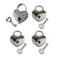thumbnail image 1 of Llave de bloqueo en apariencia de de aleación de zinc antigua 4x para de colección de equipaje, 1 of 9