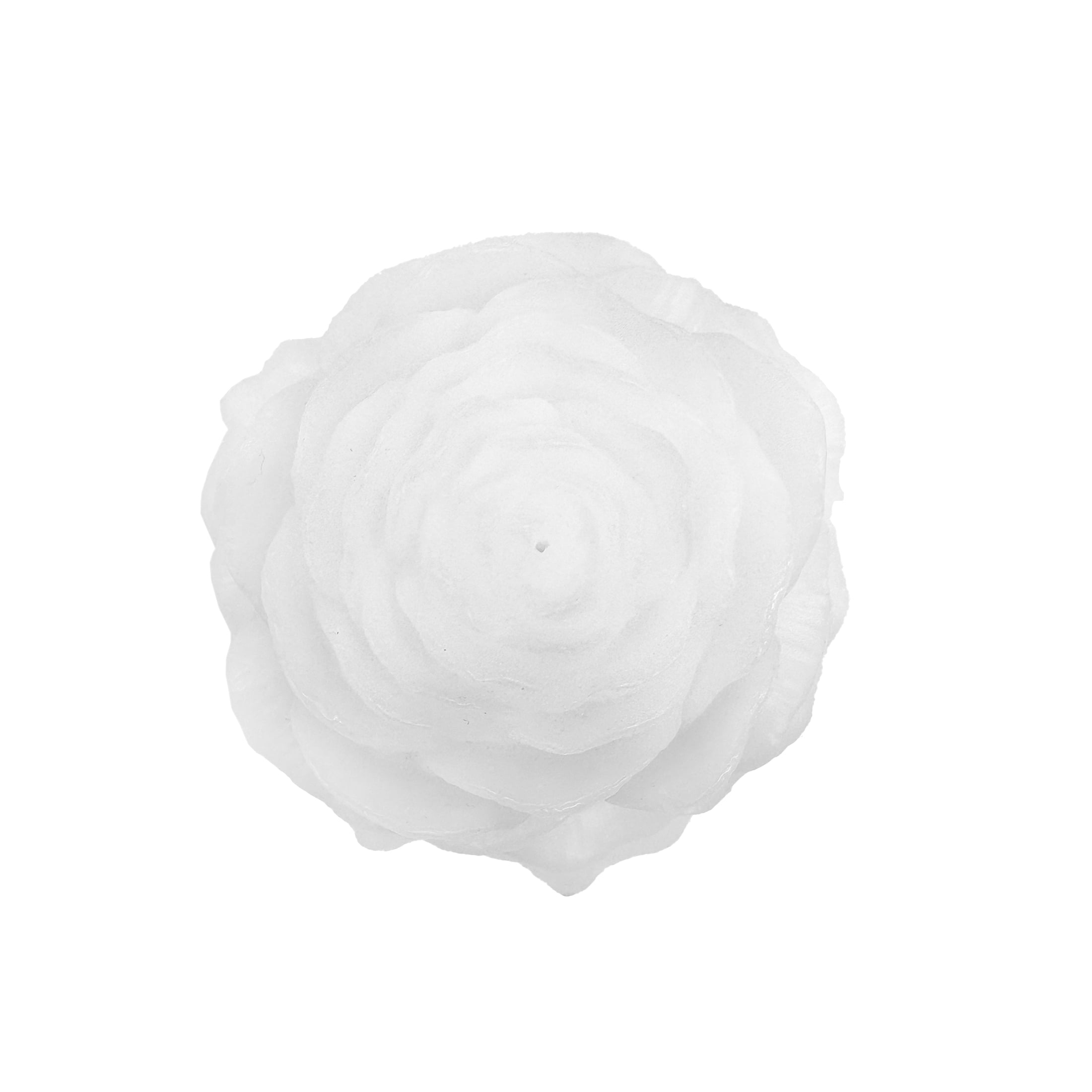 Mainstays Unscented Rose Candle, 2.4 inches Height, White
