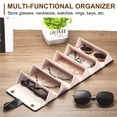 thumbnail image 5 of Sunglasses  Organizer with 6 Slots, Travel Black Glasses Cases, Multiple Pairs Eyeglasses Storage Sunglasses Holder, 5 of 6