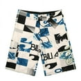 thumbnail image 4 of Birdeem Mens Summer Thin Fast-Drying Beach Trousers Casual Drawstring Sports Short Pants, 4 of 12