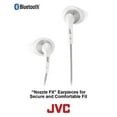 thumbnail image 3 of JVC Wireless Sweatproof Gumy Sport Bluetooth Wireless Earbud Nozzle, White (HAEN10BTW), 3 of 6