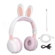 thumbnail image 2 of Auriculares Con Orejas De Conejo, Auriculares Inalámbricos Bluetooth Plegables Con Soporte Para Tarjeta De Memoria Para Aprendizaje En Línea Para Tableta Y PC, 2 of 7