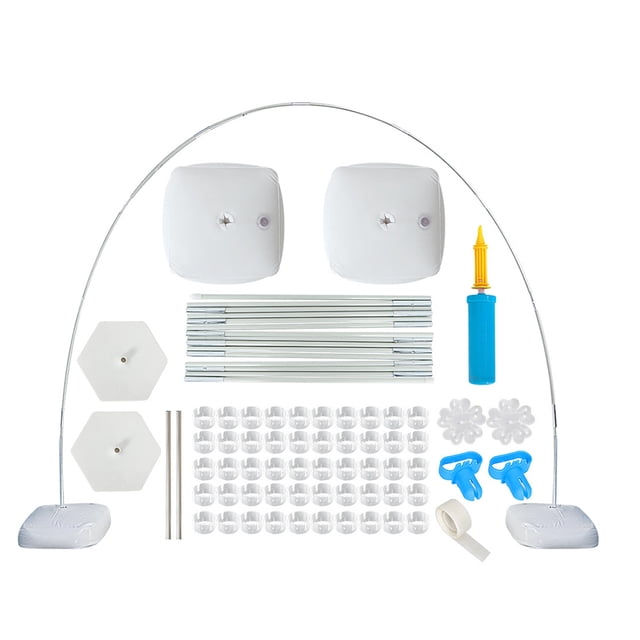 CIMAXIC balloon arch 1 Set Balloon Arch Kit Balloon Water Bags Fiber Rod Balloon Support for Party Decorations,118.11"X106.3"X19.69"