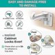 thumbnail image 5 of 10pcs Baby Child Proof Cabinet Locks Safety Easy Install No Drilling Or Keys 10 Pack, 5 of 5