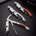 thumbnail image 4 of Lubelski Red Wine Opener Labor-saving Wine Cork Remover Stainless-Steel Corkscrew with Wooden Handle for Kitchen Bar, 4 of 8