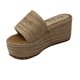 thumbnail image 5 of Sandalia Plataforma Con Yute Para Mujer Color Yute Natural Talla 22 Vida Leve MIA-01-NATURAL, 5 of 5