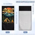 thumbnail image 5 of ZUXONGSY Car Seat Cover Towel Tent Life Camping Print Cars Seat Towel Covers Absorbent Auto Front Seat Covers for After Gym Workout, Running, Beach Sports, 5 of 8