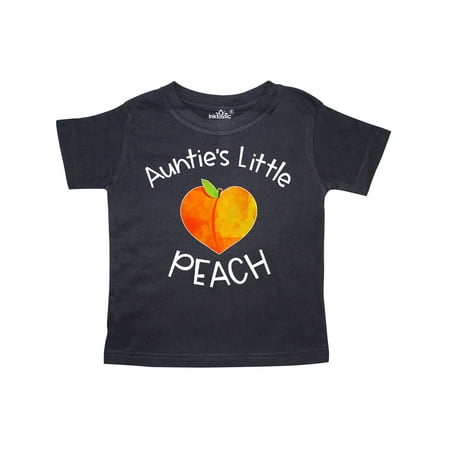 

Inktastic Auntie s Little Peach Cute Peach Heart Gift Toddler Boy or Toddler Girl T-Shirt