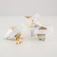 thumbnail image 3 of Weddingstar 3-Piece Modern Geo Marble And Gold Party Favor Boxes - Pack of 12, 3 of 4